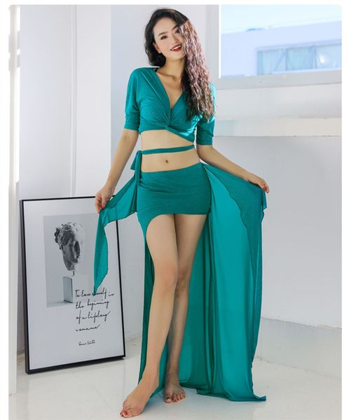 belly dancing costume set women 2 piece belly dance practice wear silver mesh long sleeve v neck blouse fishtail skirt new, Black;red
belly dancing costume set women 2 piece belly dance practice wear silver mesh long sleeve v neck blouse fishtail skirt new, Black;red