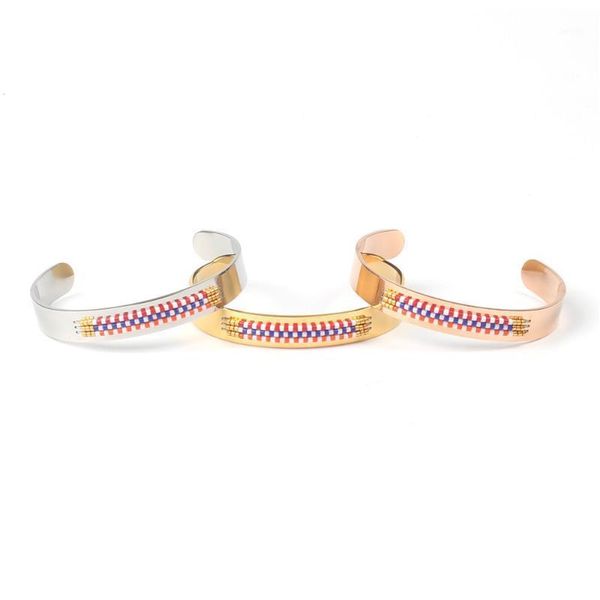 new stainless steel bracelet titanium steel men's jewelry miyuki braided bracelet1, White
new stainless steel bracelet titanium steel men's jewelry miyuki braided bracelet1, White