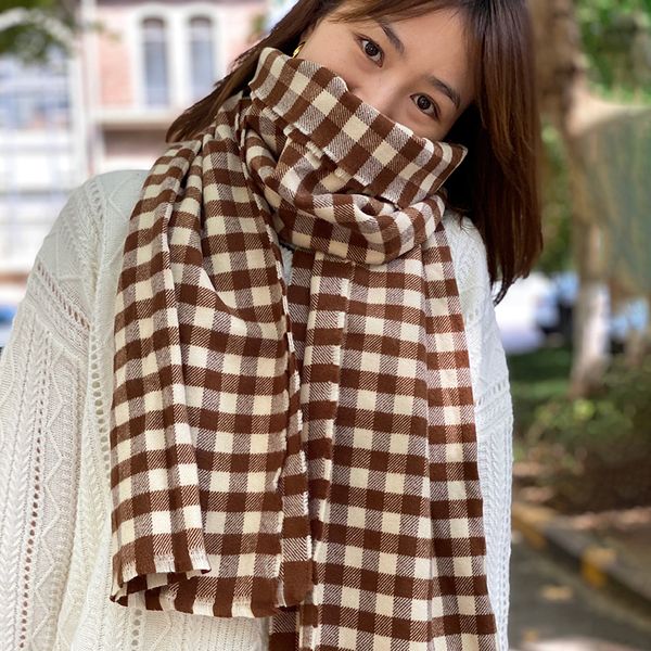 vipfor plaid korean gate version cashmere scarf of female east winter students mvp, Blue;gray
vipfor plaid korean gate version cashmere scarf of female east winter students mvp, Blue;gray