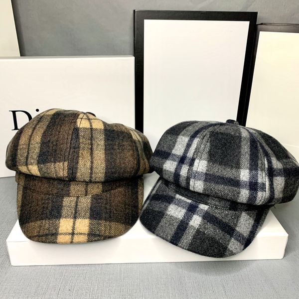 20 new fashionable autumn and winter octagonal hat simple all-matching japanese style plaid newsboy cap painter hat british fashionable hat, Blue;gray
20 new fashionable autumn and winter octagonal hat simple all-matching japanese style plaid newsboy cap painter hat british fashionable hat, Blue;gray