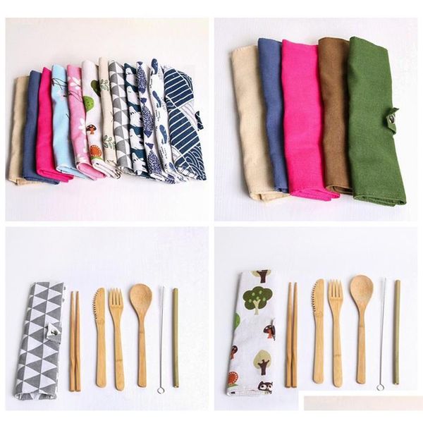 7pcs/set portable cutlery set outdoor travel bamboo flatware set knife chopsticks fork spoon dinnerware sets for student tableware
7pcs/set portable cutlery set outdoor travel bamboo flatware set knife chopsticks fork spoon dinnerware sets for student tableware