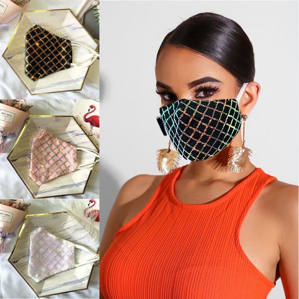 dhl shipping fashion sequin face mask with adjustable ear loops for washable reusable masks shiny bling party face cover kimter-x794fz
dhl shipping fashion sequin face mask with adjustable ear loops for washable reusable masks shiny bling party face cover kimter-x794fz