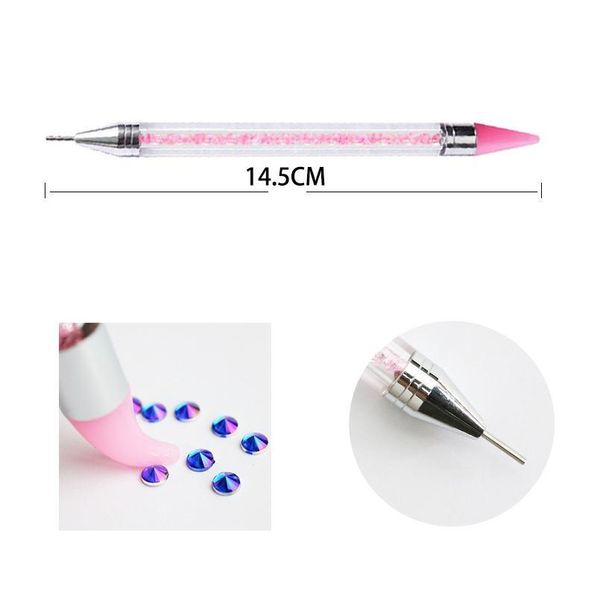 dual-ended dotting pen rhinestone studs picker wax pencil crystal beads handle nail art tool dual-ended jllsia, Silver
dual-ended dotting pen rhinestone studs picker wax pencil crystal beads handle nail art tool dual-ended jllsia, Silver
