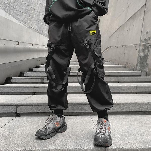 men's pants aprilmomo 2021 autumn and winter youth male loose-fitting functional wind trend dark overalls, Black
men's pants aprilmomo 2021 autumn and winter youth male loose-fitting functional wind trend dark overalls, Black