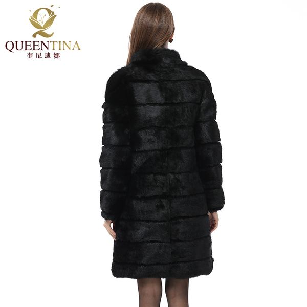 new winter real rabbit fur coat stand collar thick soft warm natural fur long jacket women outwear full pelt fur coats lj201204, Black
new winter real rabbit fur coat stand collar thick soft warm natural fur long jacket women outwear full pelt fur coats lj201204, Black
