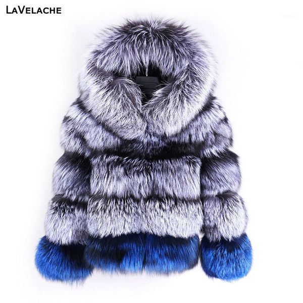 lavelache 2020 real fur coat short jacket women natural silver fur coats female winter fashion parkas detachable collar1, Black
lavelache 2020 real fur coat short jacket women natural silver fur coats female winter fashion parkas detachable collar1, Black