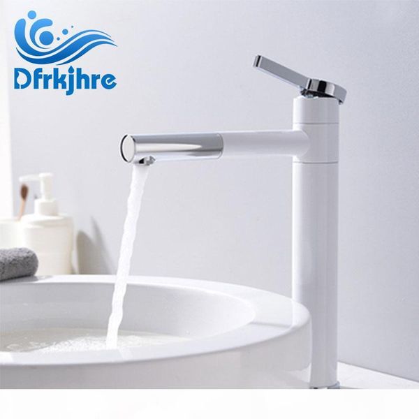 basin faucet bathroom white black 360 rotation spray painting basin taps crane torneira single handle cold water mixer tap
basin faucet bathroom white black 360 rotation spray painting basin taps crane torneira single handle cold water mixer tap