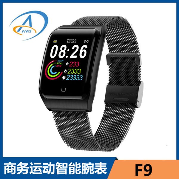 new f9 color screen smart bracelet metal belt heart rate blood prsure waterproof ip68 step me
new f9 color screen smart bracelet metal belt heart rate blood prsure waterproof ip68 step me