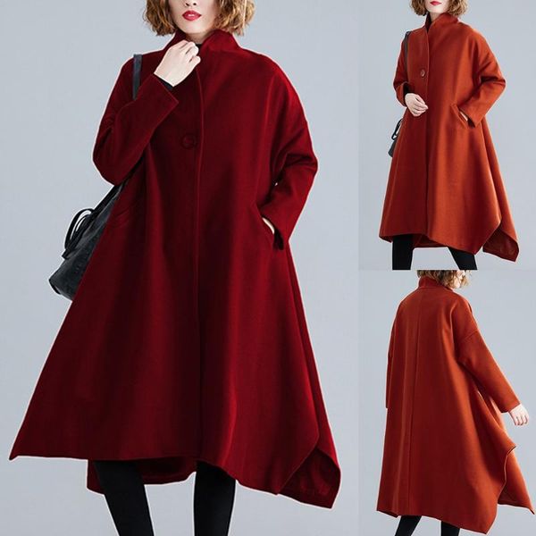 womail winter coat women 2020 elegant loose office long sleeve cardigan outerwear female fashion button solid pocket outwear, Black;brown 
womail winter coat women 2020 elegant loose office long sleeve cardigan outerwear female fashion button solid pocket outwear, Black;brown