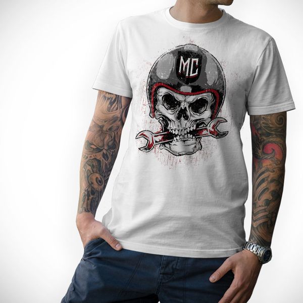 sport new fashion cool casual t shirts biker t-shirt - skull - motorrad schrauber totenkopf mc s m l xl xxl 3xl summer tee shirt 
sport new fashion cool casual t shirts biker t-shirt - skull - motorrad schrauber totenkopf mc s m l xl xxl 3xl summer tee shirt