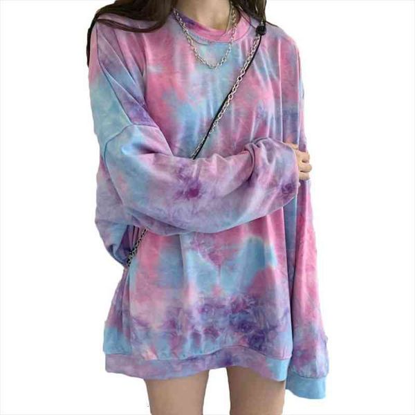 hoodies women fashion long sleeve o neck tie dye pullover loose blouse sweatshirt women winter clothes, Black
hoodies women fashion long sleeve o neck tie dye pullover loose blouse sweatshirt women winter clothes, Black