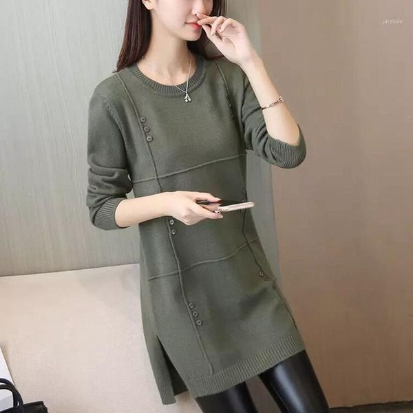 2020 winter new casual mid-length loose loose outer wear all-match fashionable pullover bottoming sweater female y1201, White;black
2020 winter new casual mid-length loose loose outer wear all-match fashionable pullover bottoming sweater female y1201, White;black
