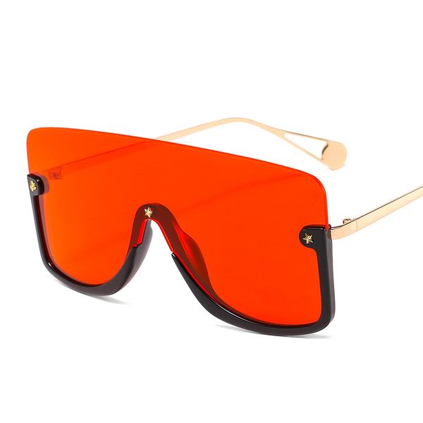 sunglasses 20 new one piece oversized sunglasses women fashion half frame square sun glasses men big goggles, White;black
sunglasses 20 new one piece oversized sunglasses women fashion half frame square sun glasses men big goggles, White;black