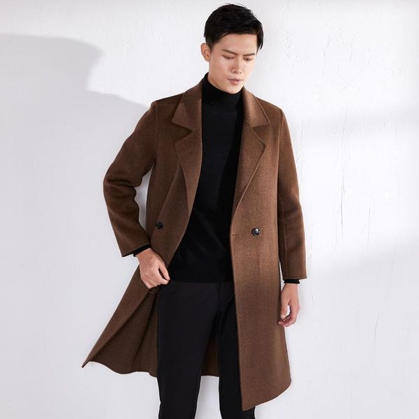 windbreaker men's medium long winter business casual double face nizi coat men's casual wool suit collar coat1, Black
windbreaker men's medium long winter business casual double face nizi coat men's casual wool suit collar coat1, Black