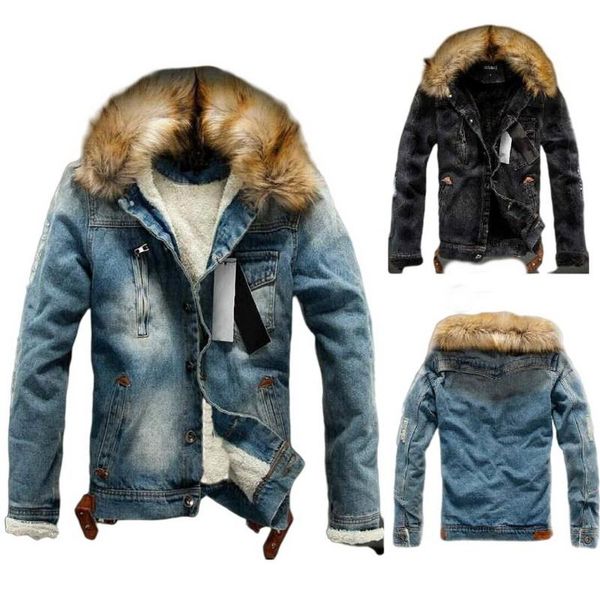 men's denim jacket plus velvet washed fur collar denim washed fabric big fur collar hip-hop coat loose hooded outerwear s-6xl, Black;brown
men's denim jacket plus velvet washed fur collar denim washed fabric big fur collar hip-hop coat loose hooded outerwear s-6xl, Black;brown