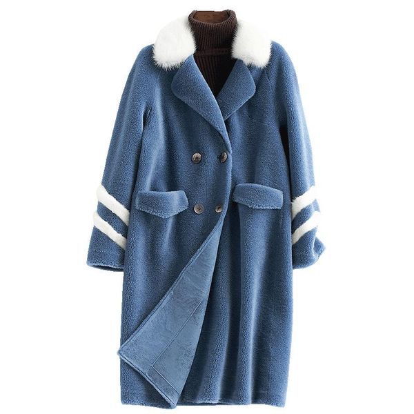 воротник real fur женский норка 100% шерсть куртки осень зима пальто женщин одежда 2020 корейский sheep shearling топы zt4306, Black
воротник real fur женский норка 100% шерсть куртки осень зима пальто женщин одежда 2020 корейский sheep shearling топы zt4306, Black