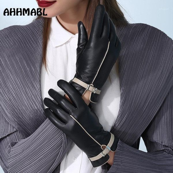 five fingers gloves elegant women leather genuine screen touch autumn spring winter thermal trendy female glove g5701, Blue;gray
five fingers gloves elegant women leather genuine screen touch autumn spring winter thermal trendy female glove g5701, Blue;gray