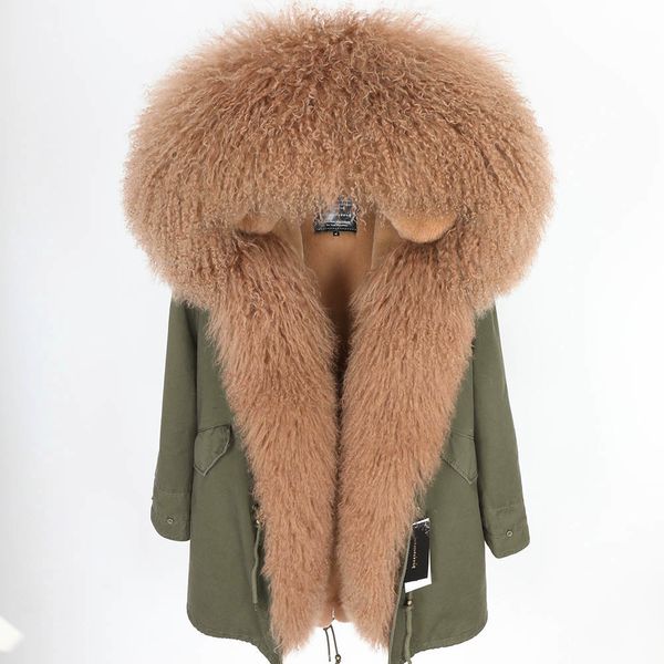women winter coats 20 mao mao kong fashion women's luxurious lamb fur parka mongolia sheep fur hooded coat outwear winter jacket lj2012, Black
women winter coats 20 mao mao kong fashion women's luxurious lamb fur parka mongolia sheep fur hooded coat outwear winter jacket lj2012, Black
