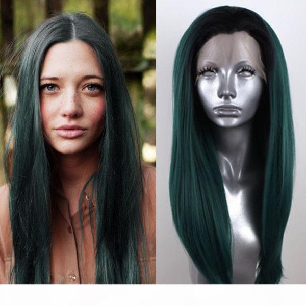 high temperature resistant synthetic hair simulation human hair wigs green straight lace front wigs for black women in stock
high temperature resistant synthetic hair simulation human hair wigs green straight lace front wigs for black women in stock
