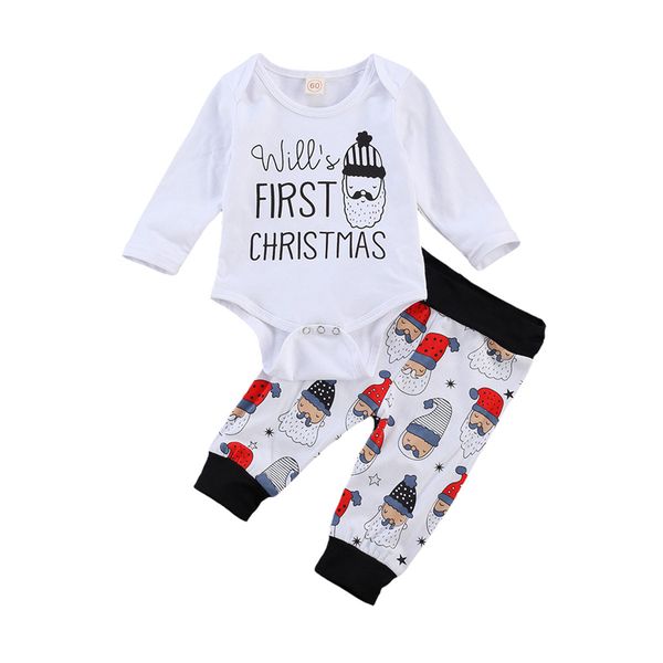 newborn baby boys christmas outfit set long sleeve letter print romper+pants set for baby boys girls clothing set xmas suit 1021, White
newborn baby boys christmas outfit set long sleeve letter print romper+pants set for baby boys girls clothing set xmas suit 1021, White