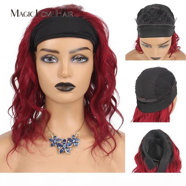 headband wig 99j human hair wig 26inch wave hair band no glue brazilian remy for woman, Black;brown
headband wig 99j human hair wig 26inch wave hair band no glue brazilian remy for woman, Black;brown