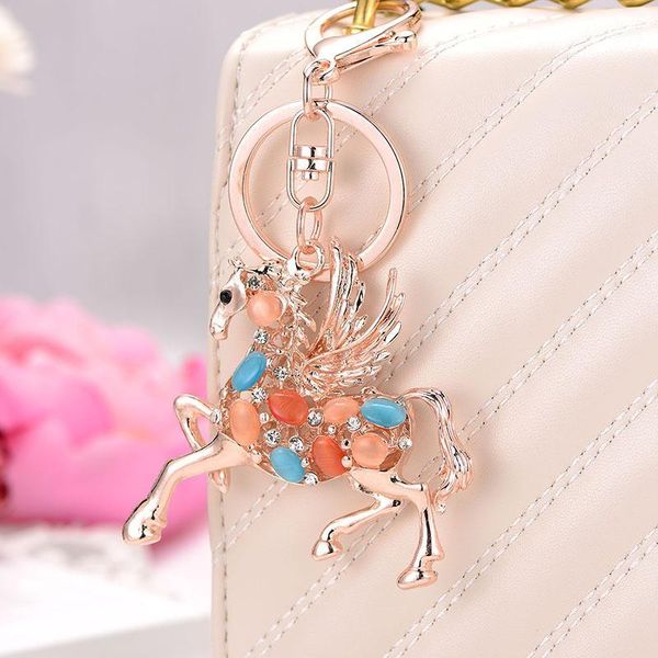 Gold Horse Key Chain Cute Hover Sky Opal Keyring Purse Handbag Rhinestone Car Keychains New Fashion Animal Jewelry for Women1, Silver
Gold Horse Key Chain Cute Hover Sky Opal Keyring Purse Handbag Rhinestone Car Keychains New Fashion Animal Jewelry for Women1, Silver