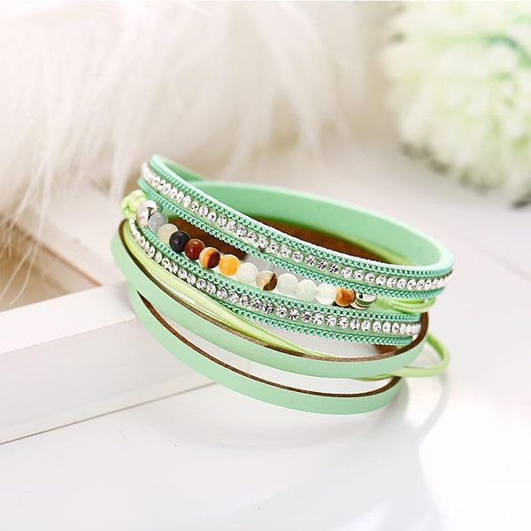 qcooljly fashion bijoux jewelry natural stone beaded bracelet multi-layers women bracelet wristband jewelry accessory gift1, Golden;silver
qcooljly fashion bijoux jewelry natural stone beaded bracelet multi-layers women bracelet wristband jewelry accessory gift1, Golden;silver