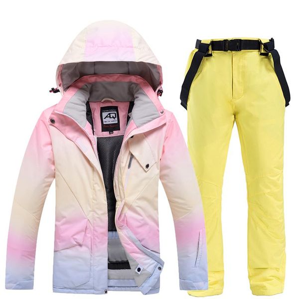 skiing jackets women ski suit jacket+pants women's winter breathable warm sports waterproof windproof and snowboarding suits set
skiing jackets women ski suit jacket+pants women's winter breathable warm sports waterproof windproof and snowboarding suits set