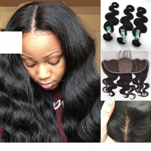 body wave human hair 3 bundles with silk base frontal ear to ear brazilian virgin hair silk base frontal closure with bundles, Black
body wave human hair 3 bundles with silk base frontal ear to ear brazilian virgin hair silk base frontal closure with bundles, Black