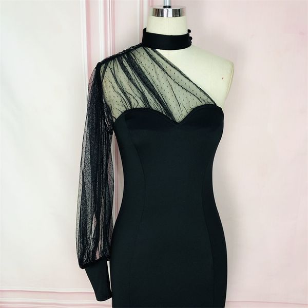 one shoulder slope long sleeve dress black mesh patchwork party transparent women vestido bodycon event backless celebrate y200805, Black;pink
one shoulder slope long sleeve dress black mesh patchwork party transparent women vestido bodycon event backless celebrate y200805, Black;pink