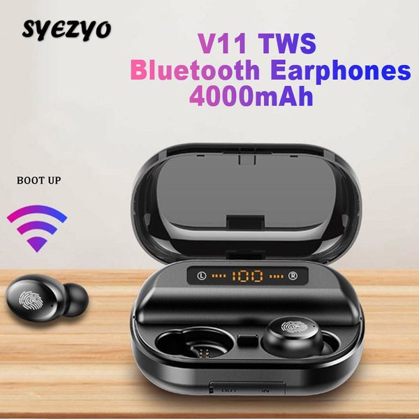 v11 tws bluetooth wireless earphone music headphone large capacity battery sport earbud business headset work on all smartphones
v11 tws bluetooth wireless earphone music headphone large capacity battery sport earbud business headset work on all smartphones