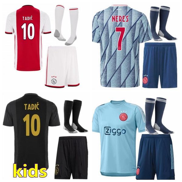 2020 2021 afc ajax kids soccer jerseys sets tracksuits huntelaar promes tadic neres 20 21 football shirt+shorts with socks boys, Black
2020 2021 afc ajax kids soccer jerseys sets tracksuits huntelaar promes tadic neres 20 21 football shirt+shorts with socks boys, Black