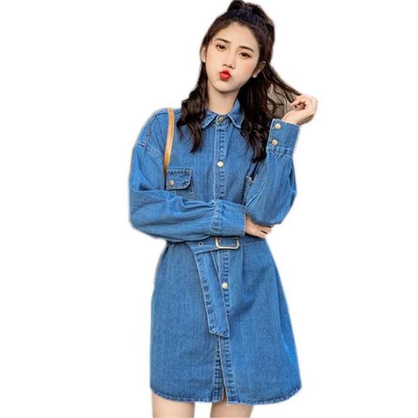 2020 new spring clothing turn-down collar denim jacket buttons waist belts with bag slim lady coat c134, Black;brown
2020 new spring clothing turn-down collar denim jacket buttons waist belts with bag slim lady coat c134, Black;brown