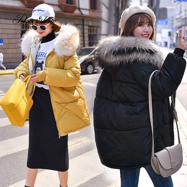 fur collar hooded winter down coat jacket thick warm loose casaco feminino abrigos mujer invierno cotton padded wadded parkas1, Black
fur collar hooded winter down coat jacket thick warm loose casaco feminino abrigos mujer invierno cotton padded wadded parkas1, Black