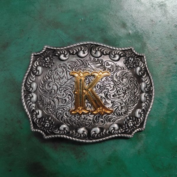 1 pcs new arrival western cowboy golden k english letter belt buckle suit for 4cm width belt, Slivery;black
1 pcs new arrival western cowboy golden k english letter belt buckle suit for 4cm width belt, Slivery;black