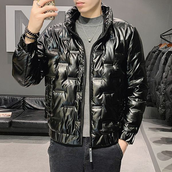 down jacket short 2021 new autumn and handsome men's bright face light coat fashion brand winter clothes, Black;brown
down jacket short 2021 new autumn and handsome men's bright face light coat fashion brand winter clothes, Black;brown