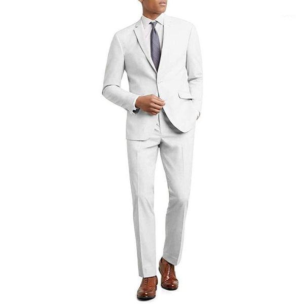 men's solid white suits 2 piece groom wedding jacket pants sets formal party tuxedo notch lapel business blazer terno masculino1, White;black
men's solid white suits 2 piece groom wedding jacket pants sets formal party tuxedo notch lapel business blazer terno masculino1, White;black