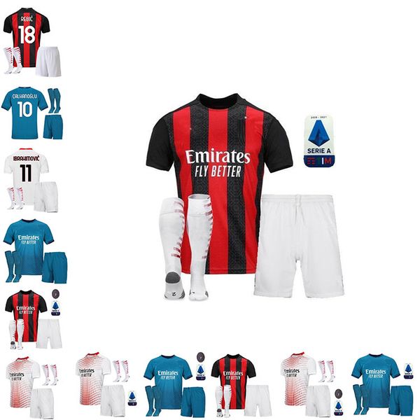 ac milan 20 21 soccer jersey ibrahimovic paqueta bennacer romagnoli calhanoglu 2021 football shirt theo rebic maillot adult+ kids kit socks, Black
ac milan 20 21 soccer jersey ibrahimovic paqueta bennacer romagnoli calhanoglu 2021 football shirt theo rebic maillot adult+ kids kit socks, Black