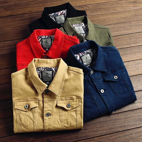 distressed blue denim jacket men autumn ripped jeans jacket coat male slim fit casual coats cotton plus size 3xl1, Black;brown
distressed blue denim jacket men autumn ripped jeans jacket coat male slim fit casual coats cotton plus size 3xl1, Black;brown