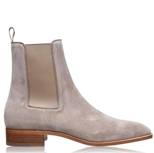 elegant brands men red bottom samsonboots suede leather square toe men's ankle boots red sole perfect melon motorcycle ankle boot eu38-, Black
elegant brands men red bottom samsonboots suede leather square toe men's ankle boots red sole perfect melon motorcycle ankle boot eu38-, Black