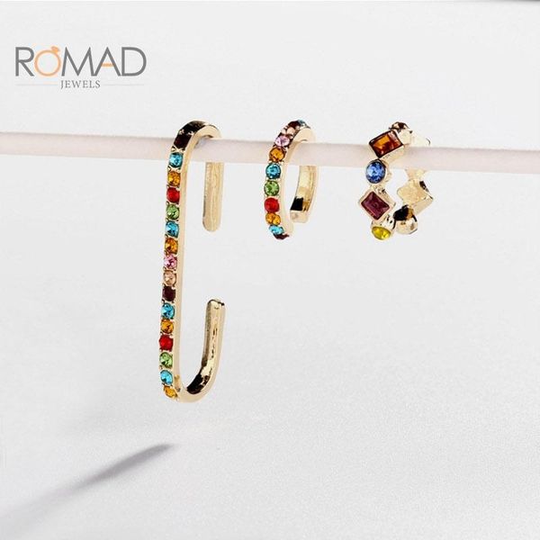 hoop & huggie romad 2021 creative personality female earrings korean fashion color for women kolczyki damskie #p55, Golden;silver
hoop & huggie romad 2021 creative personality female earrings korean fashion color for women kolczyki damskie #p55, Golden;silver