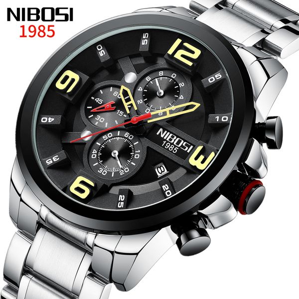 nibosi mens watches luxury brands calendar stainless steel male watch brand quartz wristwatch for men waterproof gift watch, Slivery;brown
nibosi mens watches luxury brands calendar stainless steel male watch brand quartz wristwatch for men waterproof gift watch, Slivery;brown