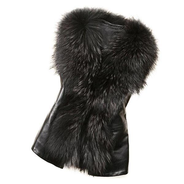 women's fur & faux women wool blends vest jacket sleeveless winter jumper clothing vestidos body warm coat waistcoat outwear fashion pr, Black
women's fur & faux women wool blends vest jacket sleeveless winter jumper clothing vestidos body warm coat waistcoat outwear fashion pr, Black