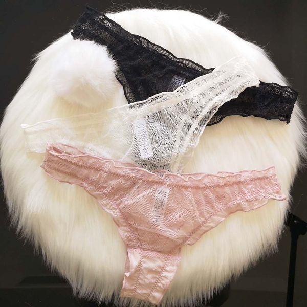 cute rabbit tail lace panties women breathable transparent seamless underwear g-string thong lingerie, Black;white
cute rabbit tail lace panties women breathable transparent seamless underwear g-string thong lingerie, Black;white