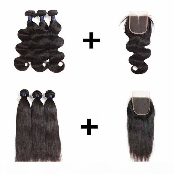 7a brazilian body wave virgin human hair weaves 3 bundles with 4x4 lace closure brazilian virgin human hair wefts with closure straight, Black;brown
7a brazilian body wave virgin human hair weaves 3 bundles with 4x4 lace closure brazilian virgin human hair wefts with closure straight, Black;brown
