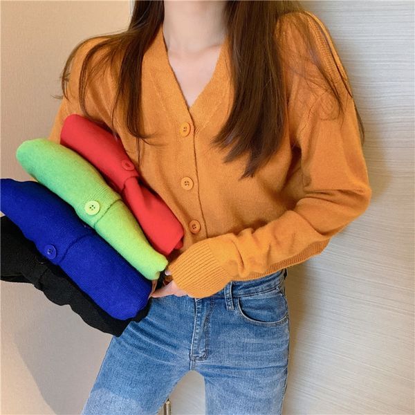 g1xoe ins style sweater short jacket cardigan sweater knitted versatile solid long sleeve color cardigan coat woman phffq, White;black
g1xoe ins style sweater short jacket cardigan sweater knitted versatile solid long sleeve color cardigan coat woman phffq, White;black