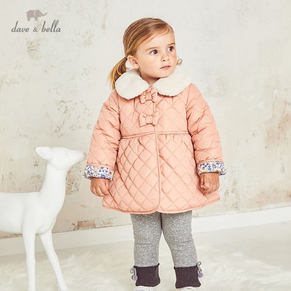 dave bella winter baby girls fashion bow plaid pockets fur padded coat children infant toddler outerwear lj201126, Blue;gray
dave bella winter baby girls fashion bow plaid pockets fur padded coat children infant toddler outerwear lj201126, Blue;gray