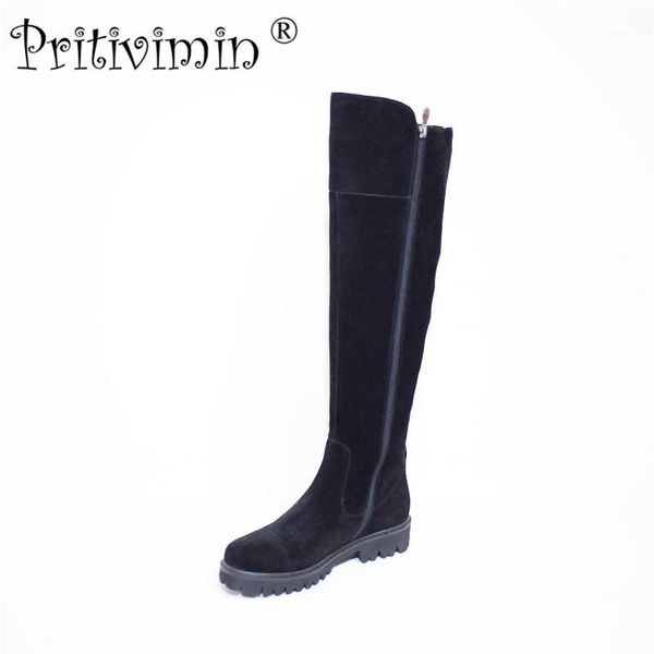 pritivimin fn80 ladies kide suede bottes femmes winter women handmade shoes girls warm wool plush over the knee high boots1, Black
pritivimin fn80 ladies kide suede bottes femmes winter women handmade shoes girls warm wool plush over the knee high boots1, Black