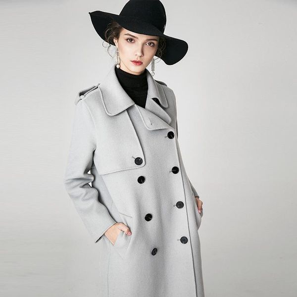 women's wool & blends women s winter coat grey double sided cashmere outwear 2021 autumn plus size ladies trench coats jackets long shi, Black
women's wool & blends women s winter coat grey double sided cashmere outwear 2021 autumn plus size ladies trench coats jackets long shi, Black