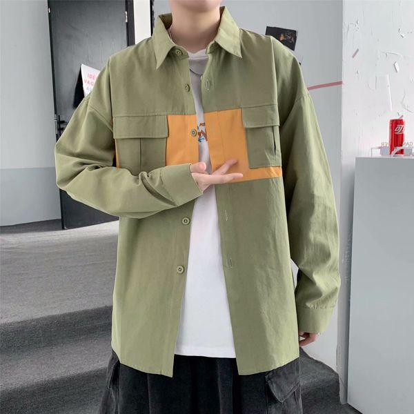 long sleeve men's autumn and winter casual and versatile new style work clothes work clothes shirt shirtshirt loose korean version hstz, Blue
long sleeve men's autumn and winter casual and versatile new style work clothes work clothes shirt shirtshirt loose korean version hstz, Blue